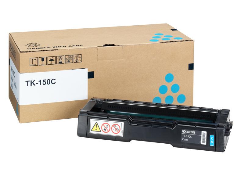 9412766  1T05JKCNL0 Toner Kyocera TK-150C, cyan toner 6.000 sider ved 5 %